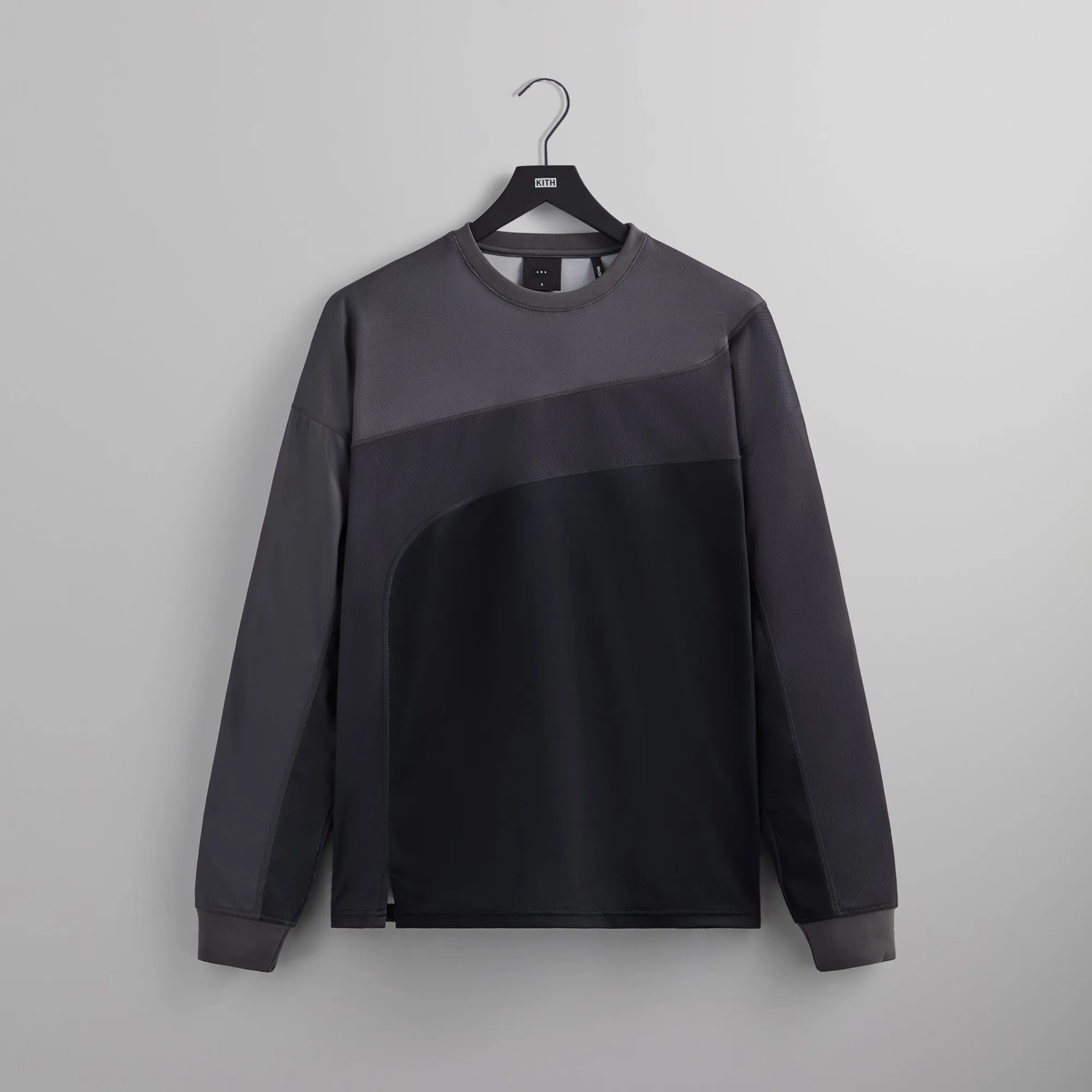 New Kith 101 Long Sleeves Otto Tee Black