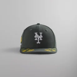 Best Sale Kith & New Era For Mets Floral Chainstitch 59Fifty Low Profile Cypress