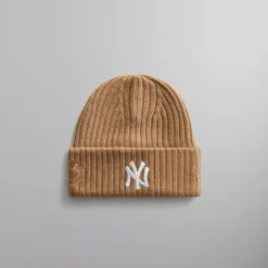 Cheap Kith & New Era For New York Yankees Knit Beanie Chestnut