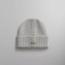 Best Kith & New Era For New York Yankees Knit Beanie Light Heather Grey