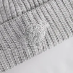 Best Kith & New Era For New York Yankees Knit Beanie Light Heather Grey