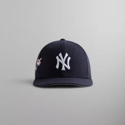Fashion Kith And New Era For Yankees Floral 59Fifty Low Profile Nocturnal