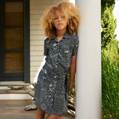 Best Kith Baby All-Over Print Paisley Camp Shirt Court
