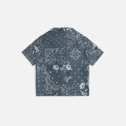 Best Kith Baby All-Over Print Paisley Camp Shirt Court