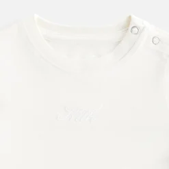 Online Kith Baby Classic Long Sleeve Onesie Waffle