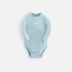 Best Sale Kith Baby Classic Long Sleeve Onesie Majestic