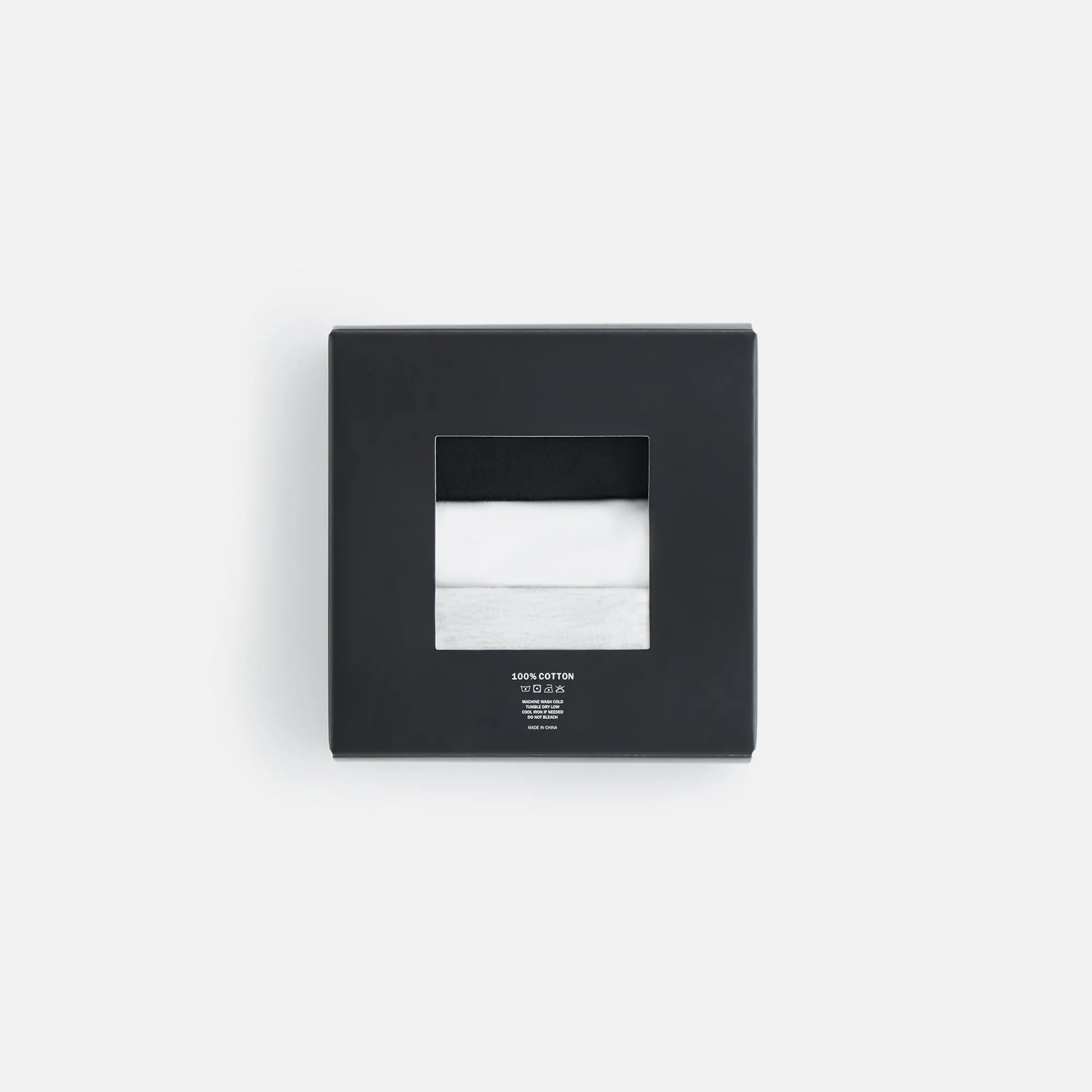 Shop Kith Baby Core 3-Pack Onesies Black / White / Light Heather