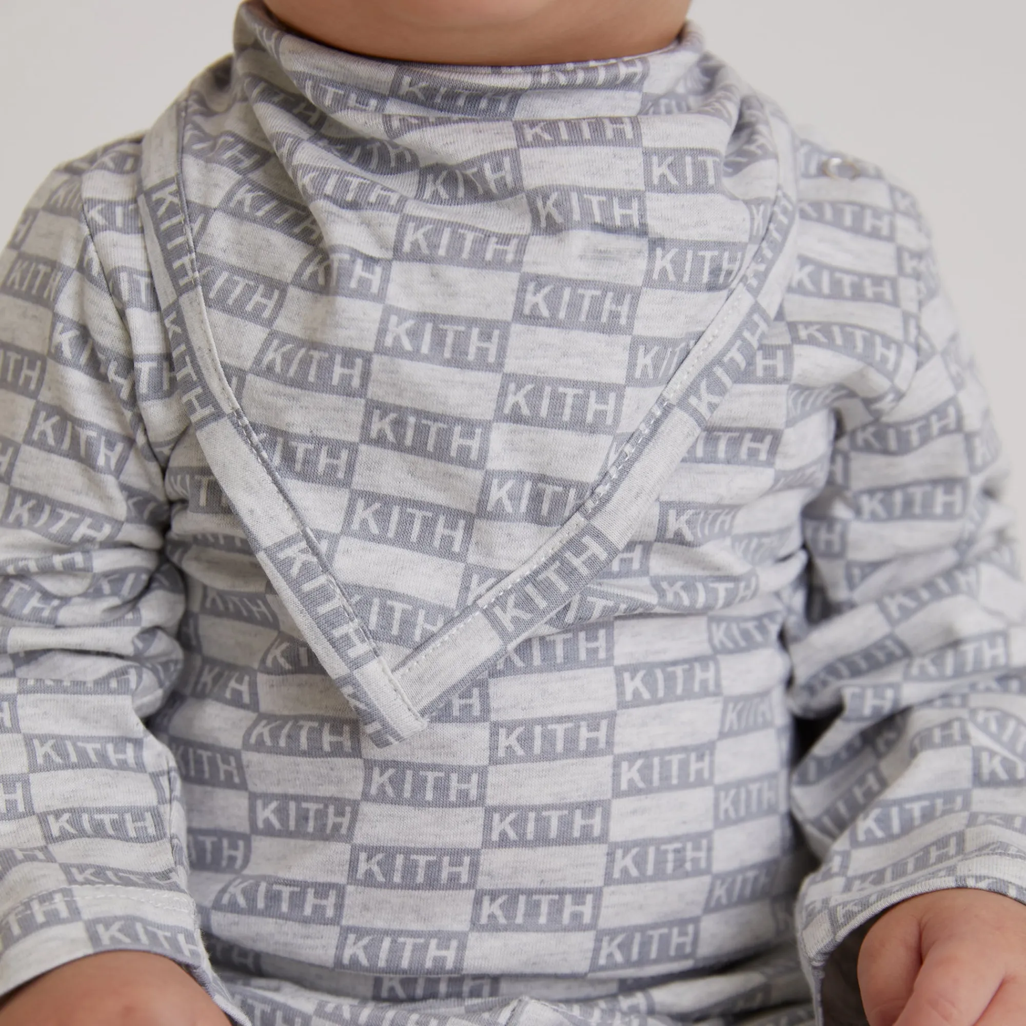 Shop Kith Baby Monogram Gift Set Light Heather Grey