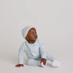 New Kith Baby Monogram Gift Set Sterling Blue
