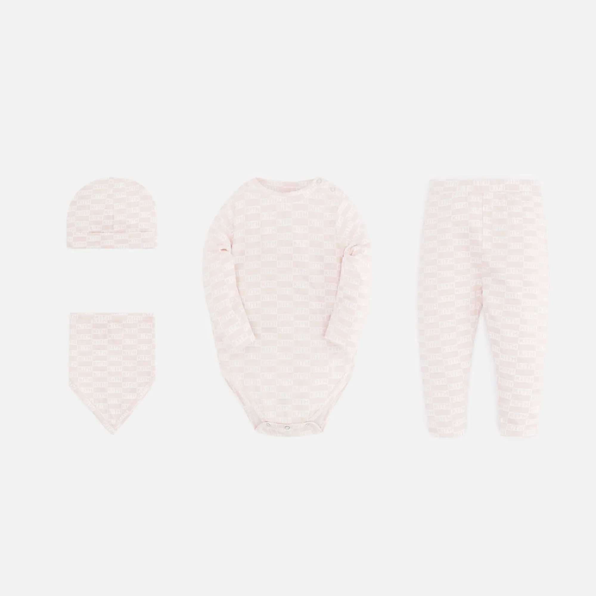 Sale Kith Baby Monogram Gift Set Shrinking Violet