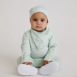 Best Kith Baby Monogram Gift Set Dusty Aqua