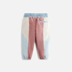 New Kith Baby Novelty Blocked Track Pant Pink Opal