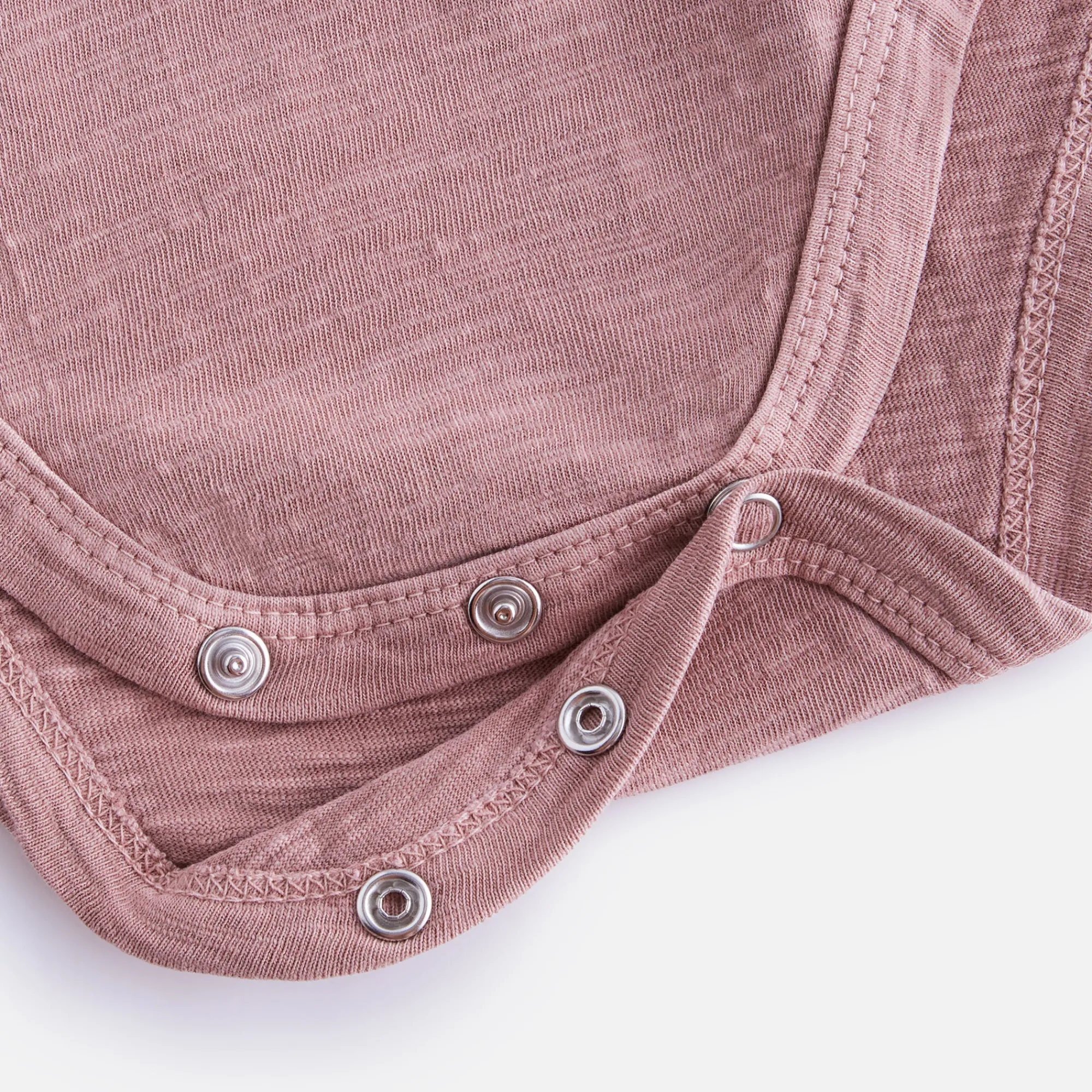 Clearance Kith Baby Slub Long Sleeves Onesie Dusty Quartz