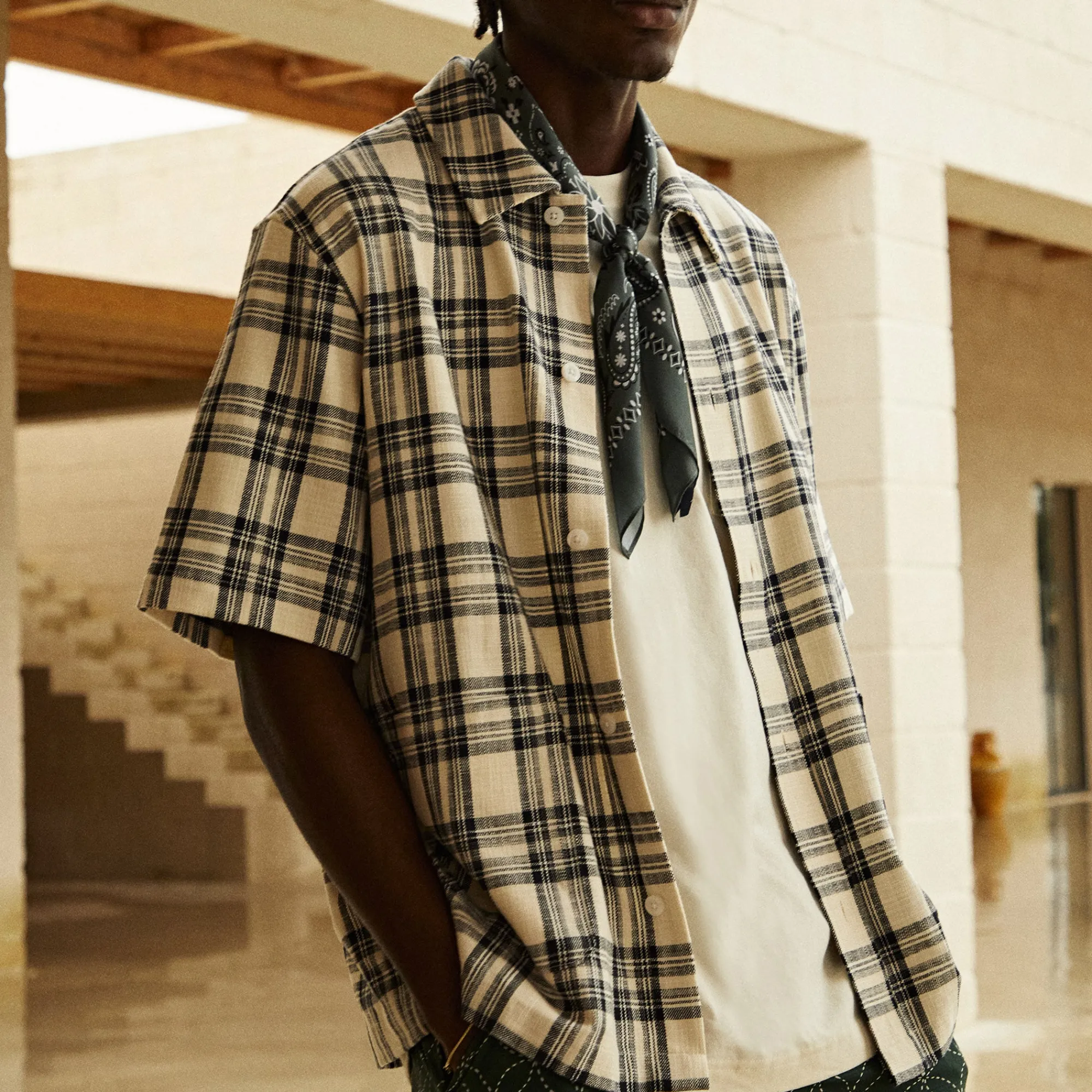 Flash Sale Kith Boxy Collared Overshirt Nocturnal