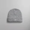 Cheap Kith Classic Rib Beanie Light Heather Grey