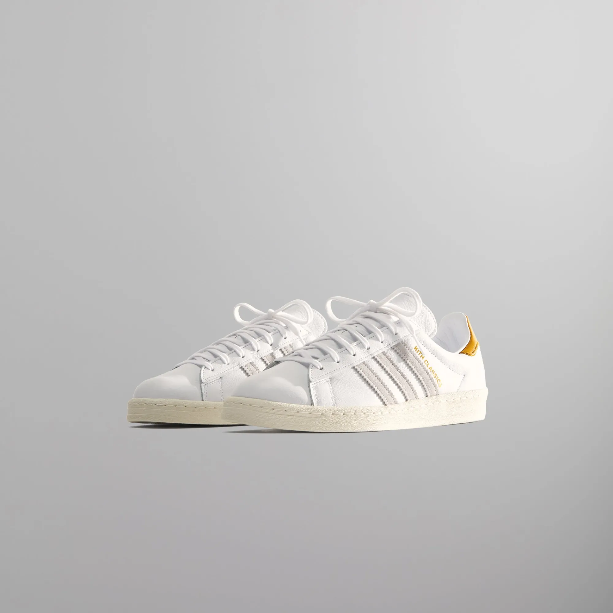 Outlet Kith Classics For Adidas Originals Campus 80S Footwear White / Off White