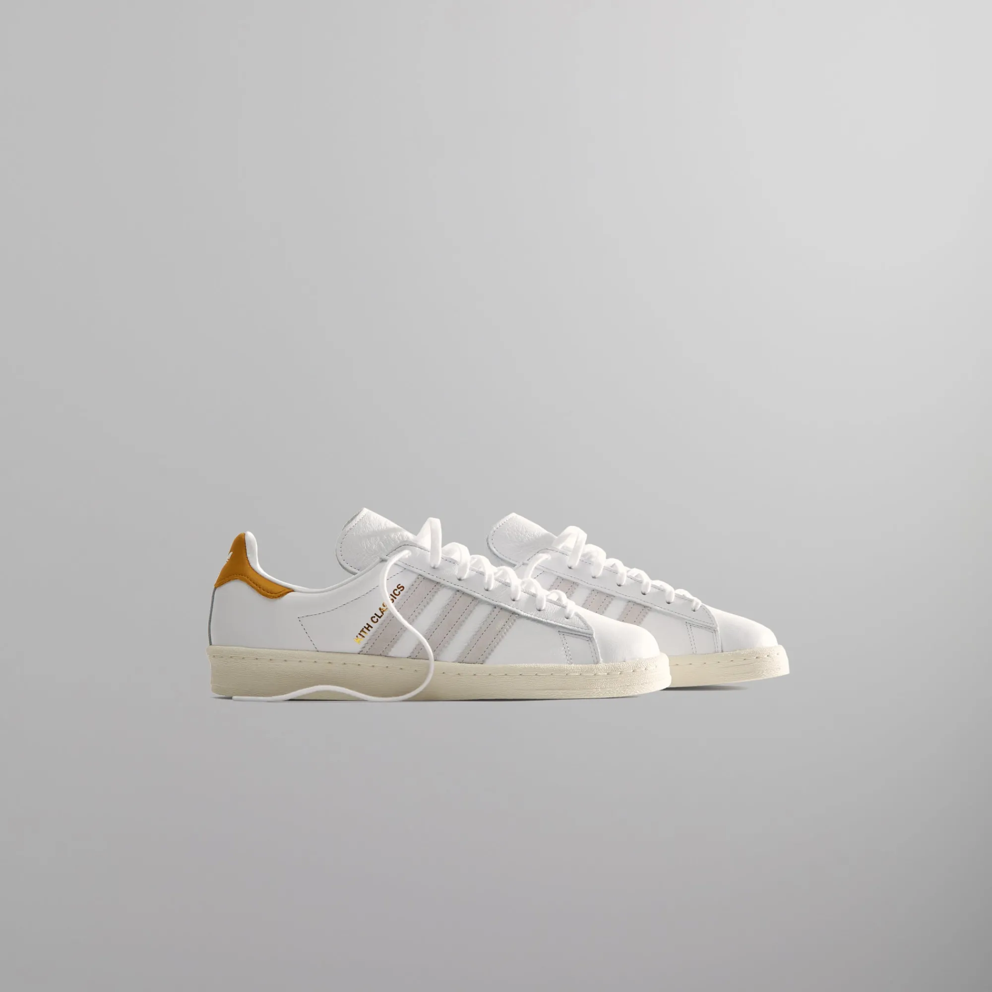 Outlet Kith Classics For Adidas Originals Campus 80S Footwear White / Off White