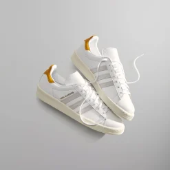 Outlet Kith Classics For Adidas Originals Campus 80S Footwear White / Off White