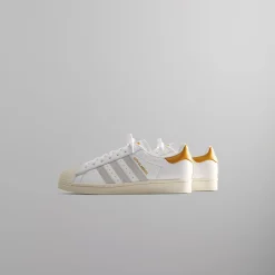 Cheap Kith Classics For Adidas Originals Superstar White / Off White