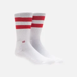 Flash Sale Kith Classics X Stance Fall '18 Crew Sock White / Red