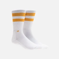 Store Kith Classics X Stance Fall '18 Crew Sock White / Gold