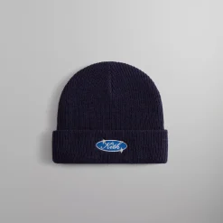 Cheap Kith Clean Script Acrylic Beanie Nocturnal