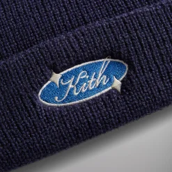 Cheap Kith Clean Script Acrylic Beanie Nocturnal