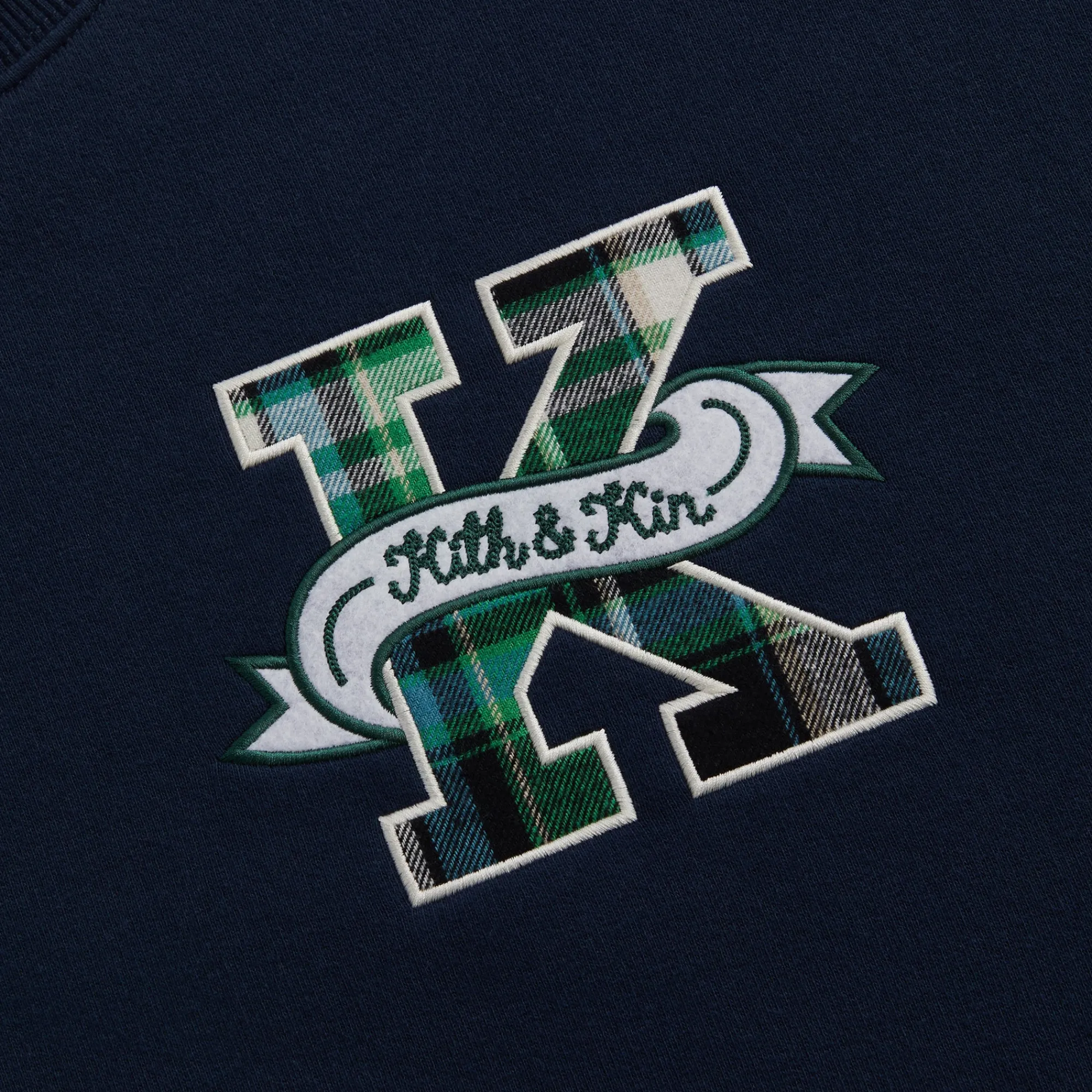 Discount Kith Collegiate Crewneck Nocturnal