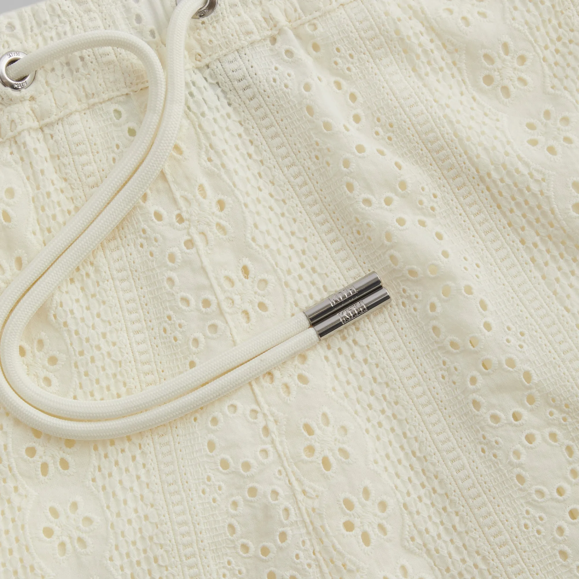 Flash Sale Kith Cotton Eyelet Belmont Short Sandrift