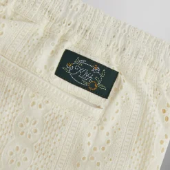 Flash Sale Kith Cotton Eyelet Belmont Short Sandrift