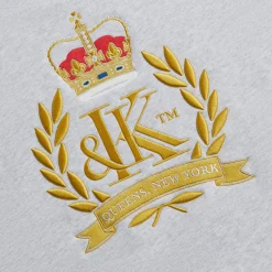 Fashion Kith Crest Crewneck Light Heather Grey