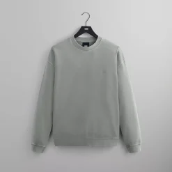 Store Kith Crystal Wash Interlock Vintage Crewneck Haze