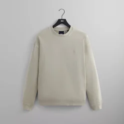 Clearance Kith Crystal Wash Interlock Vintage Crewneck Field