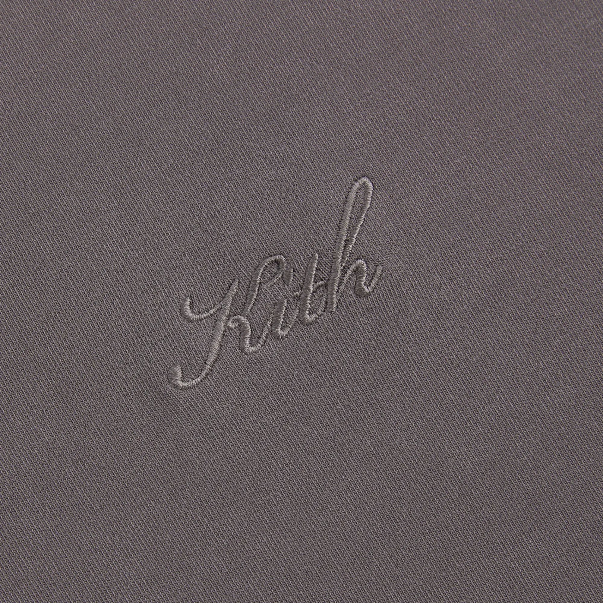 Flash Sale Kith Crystal Wash Interlock Vintage Crewneck Thunder