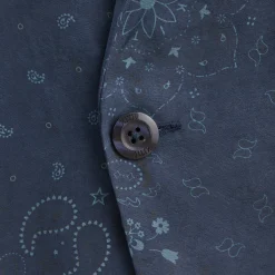 Online Kith Cupro Linen Thompson Crossover Shirt Nocturnal