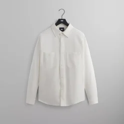 Discount Kith Denim Apollo Shirt White