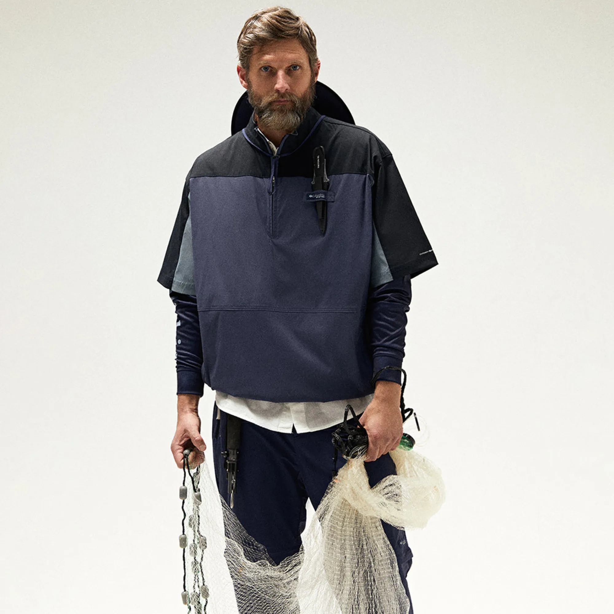 Outlet Kith For Columbia Pfg Links Windshirt Nocturnal