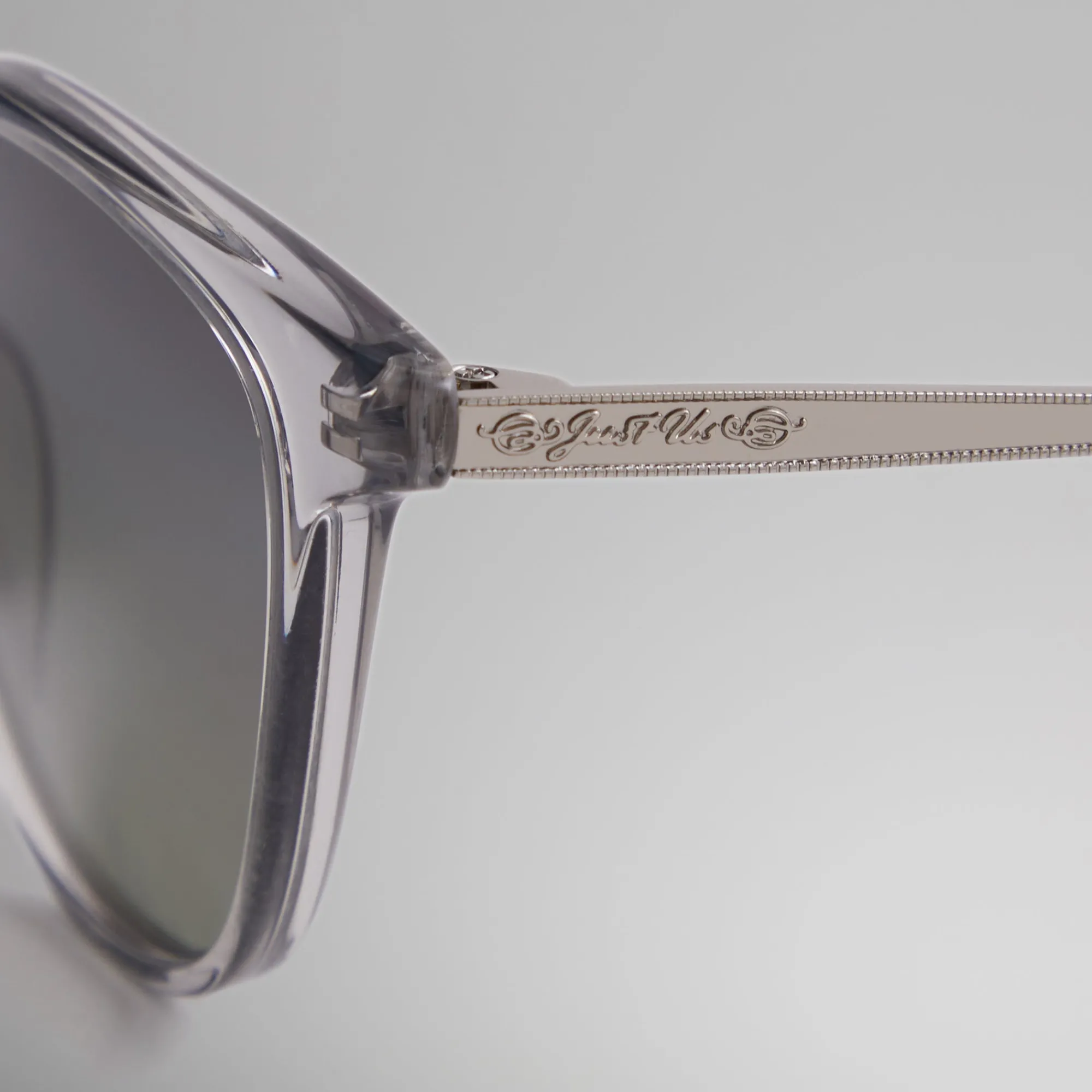 Clearance Kith For Modo Georgica Sunglasses Grey Crystal / Silver / Clear