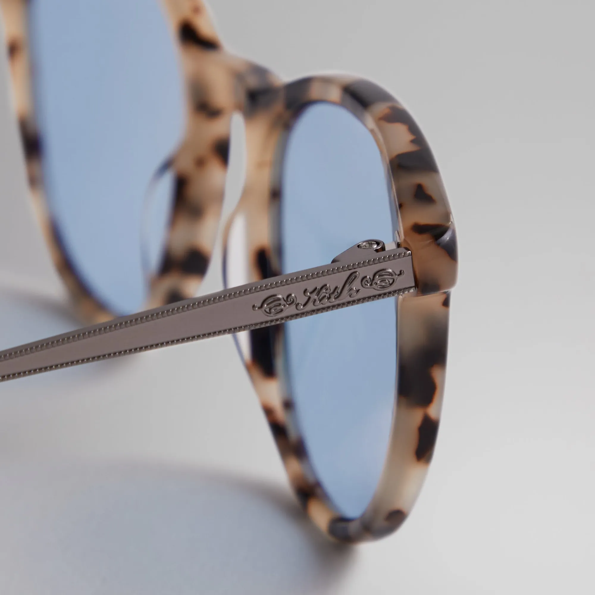 Best Sale Kith For Modo Georgica Sunglasses White Tortoise / Gunmetal