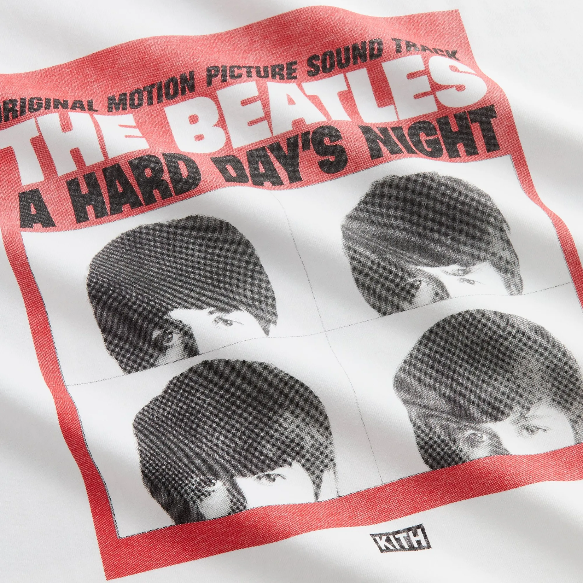 Online Kith For The Beatles Hard Days Night Vintage Tee White