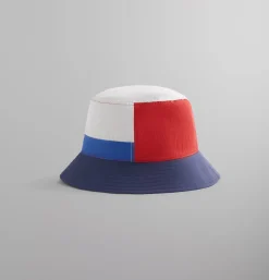 Best Sale Kith For Wilson Emblem Logo Colorblocked Bucket Hat Rival