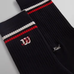 New Kith For Wilson Sock Black