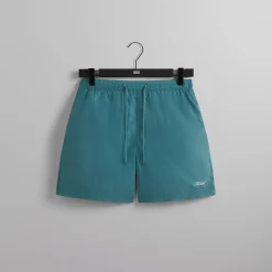 Best Kith Garment Washed Nylon Active Swim Short Knight