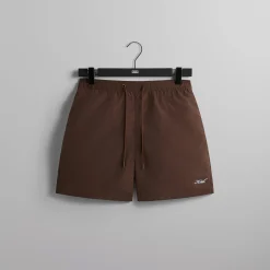 Best Sale Kith Garment Washed Nylon Active Swim Short Saddle