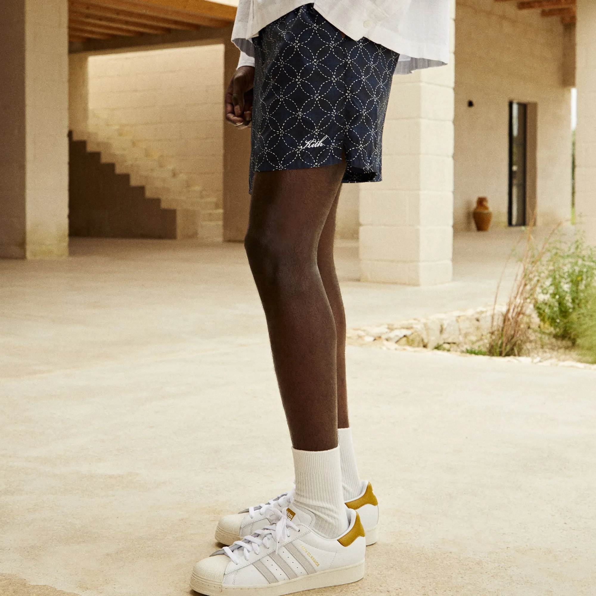Sale Kith Geometric Stitch Active Swim Short Nocturnal