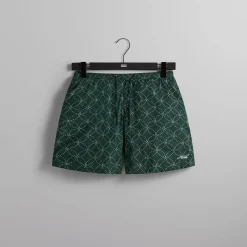Online Kith Geometric Stitch Active Swim Short Stadium