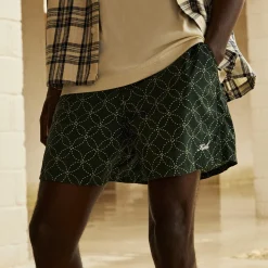 Online Kith Geometric Stitch Active Swim Short Stadium