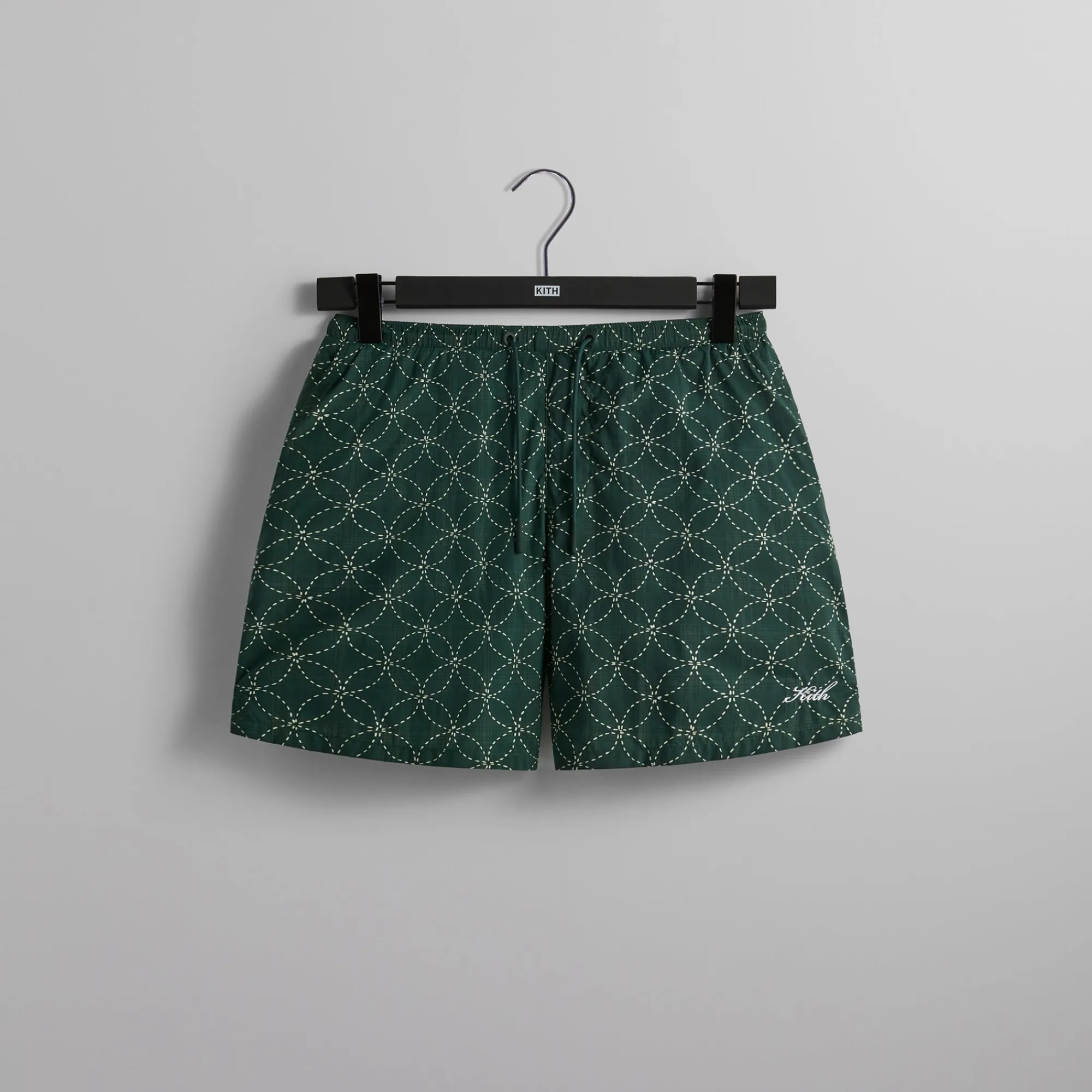 New Kith Geometric Stitch Active Swim Short Stadium