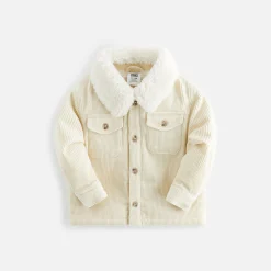 Best Sale Kith Baby Kith Kids Baby Classic Corduroy Shacket Sandrift