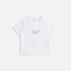 Discount Kith Baby Kith Kids Baby Collage Classic Logo Tee White